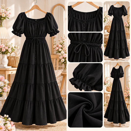 Maxi Dress สีดำ